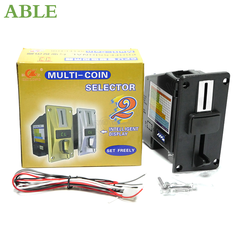 Vending Arcade Games - Pemilih Akseptor Koin Multi CL-168 Gulungan