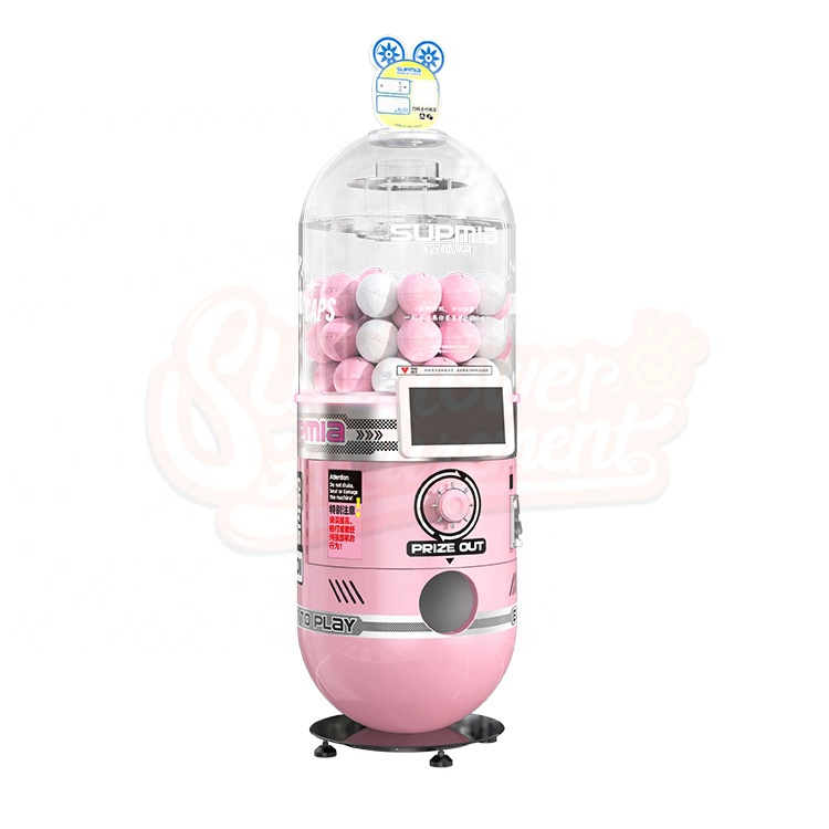 Prize Capsule Toy Machine - Mesin Penjual Kapsul Otomatis Desain Populer
