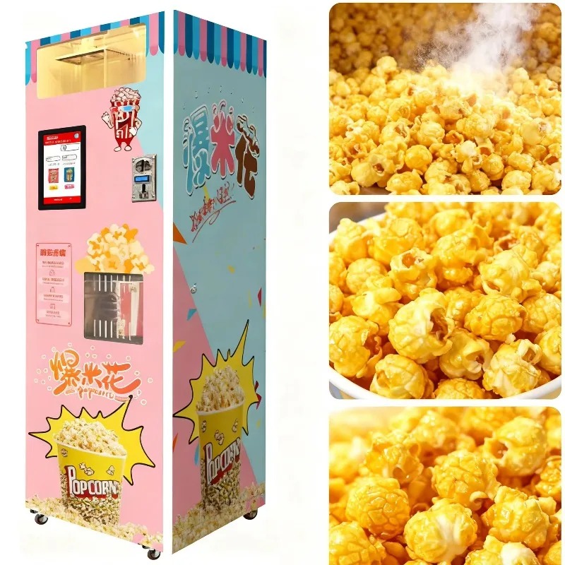 Popcorn Vending Machine - Mesin Pembuat Popcorn Otomatis Cerdas Teknologi