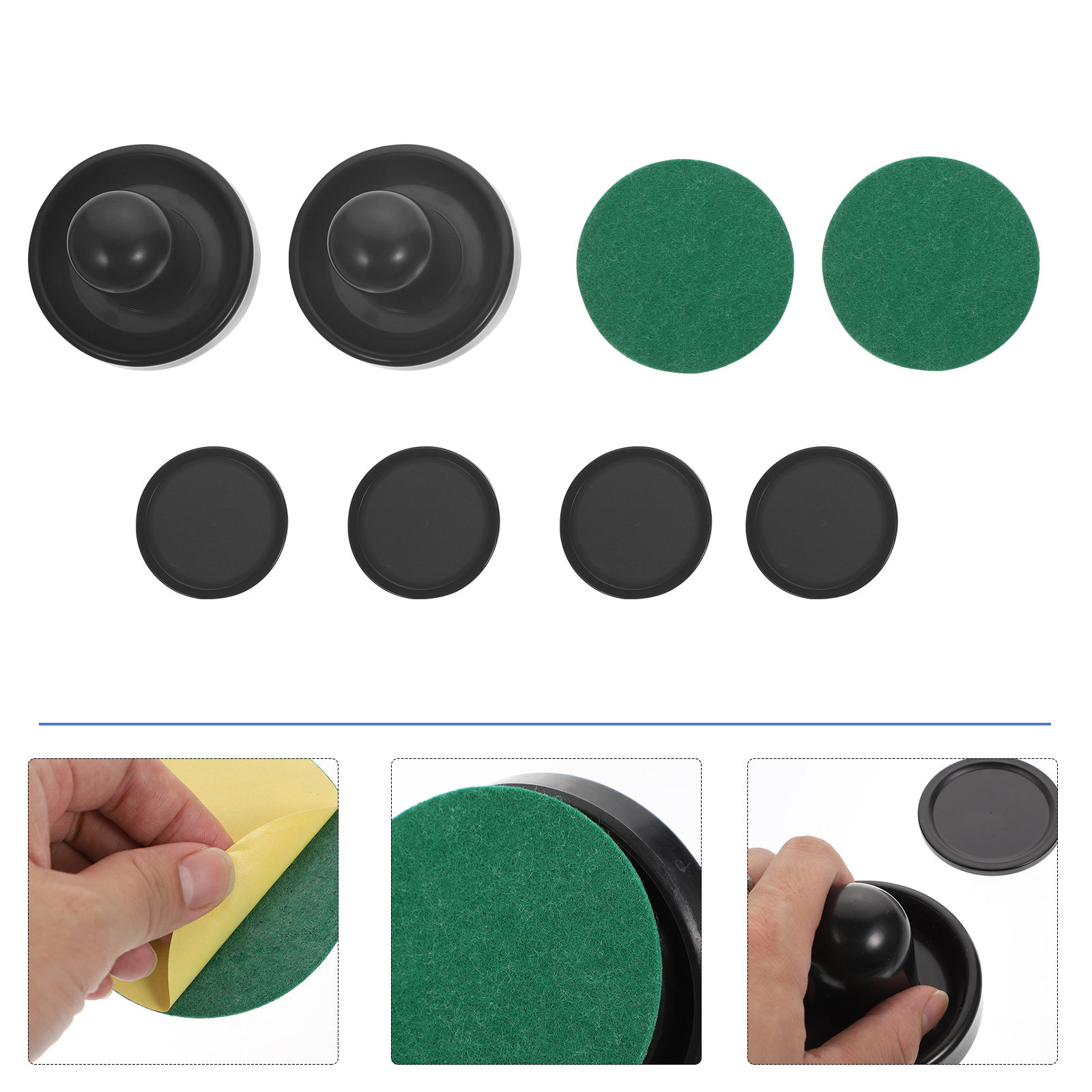 Air Hockey Table - 1Set Kit Pengganti Pendorong Puck Plastik