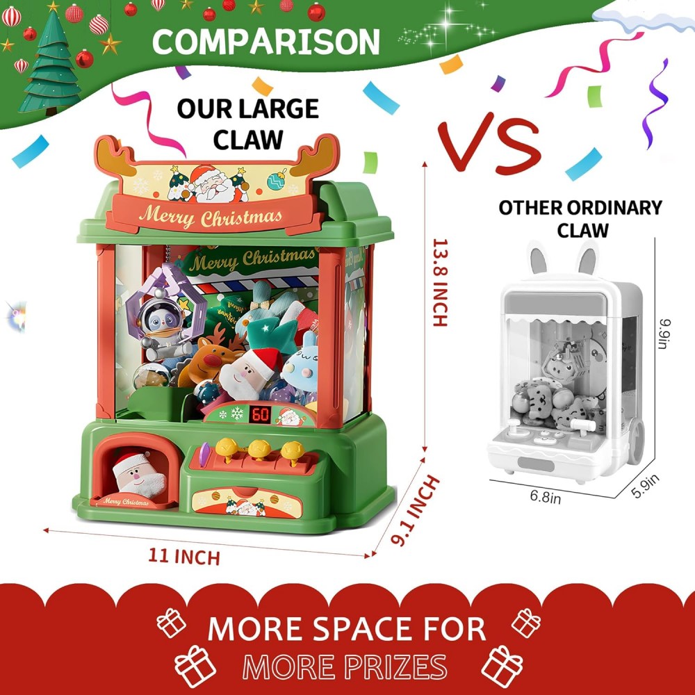Mesin cakar Natal untuk anak-a - Vending Arcade Games ulasan dan harga
