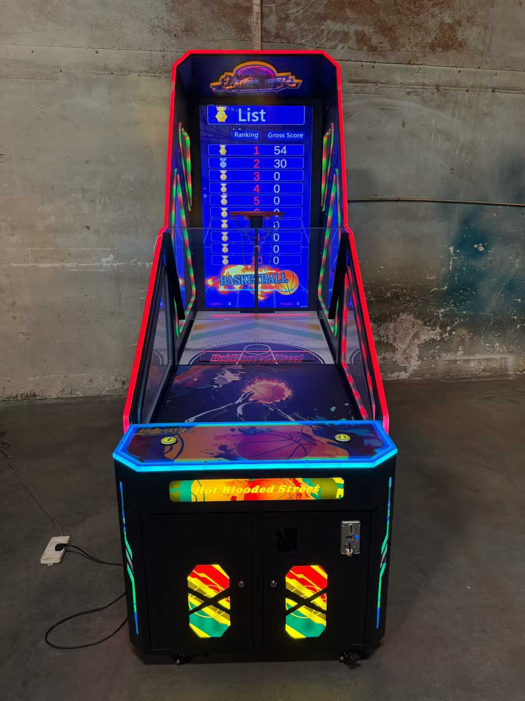 Mesin Arcade Bola Basket LED B - Ticket Redemption Machine ulasan dan harga