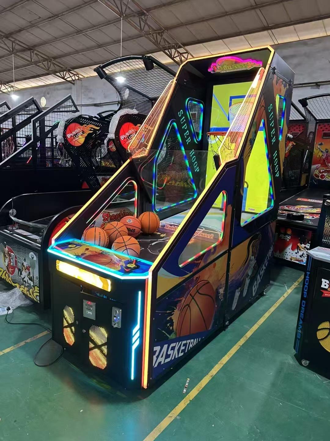 Mesin Arcade Bola Basket LED B - Ticket Redemption Machine ulasan dan harga