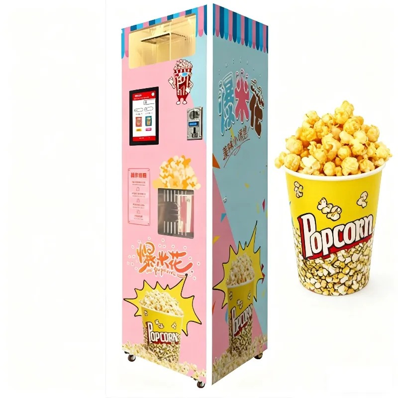 Mesin Pembuat Popcorn Otomatis - Popcorn Vending Machine ulasan dan harga