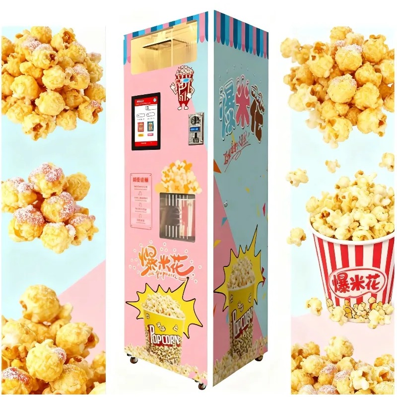 Mesin Pembuat Popcorn Otomatis - Popcorn Vending Machine ulasan dan harga