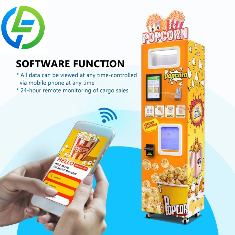 Mesin Penjual Popcorn Otomatis - Popcorn Vending Machine ulasan dan harga