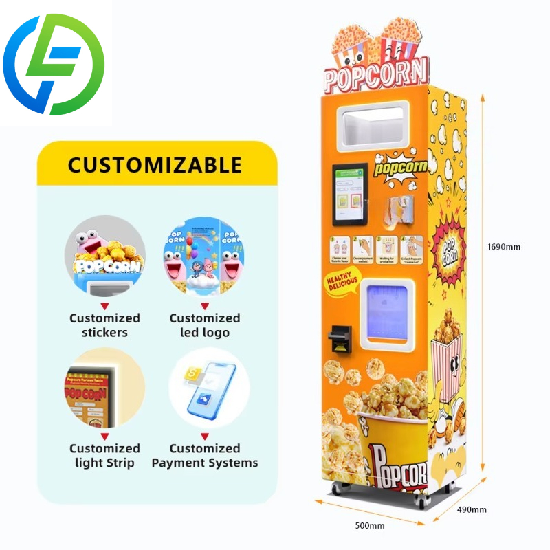 Mesin Penjual Popcorn Otomatis - Popcorn Vending Machine ulasan dan harga