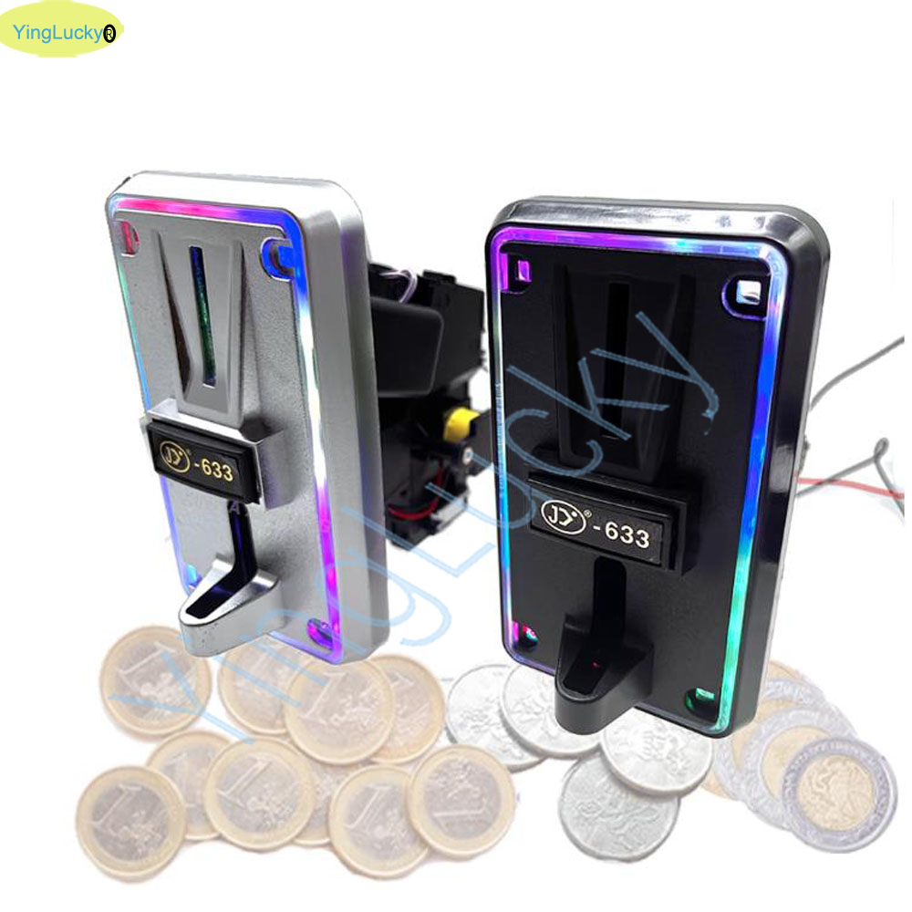 Penerima Koin Multi Warna LED, - Coin Pusher Machine ulasan dan harga