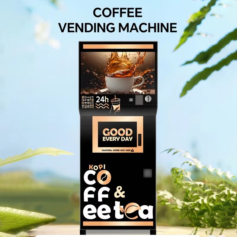 Mesin Penjual Kopi Otomatis Pe - Vending Machine Qr Code ulasan dan harga