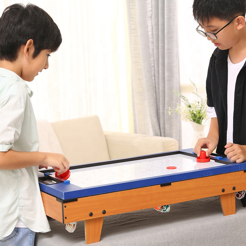 Meja Permainan Mini 4 in 1, Bi - Air Hockey Table ulasan dan harga