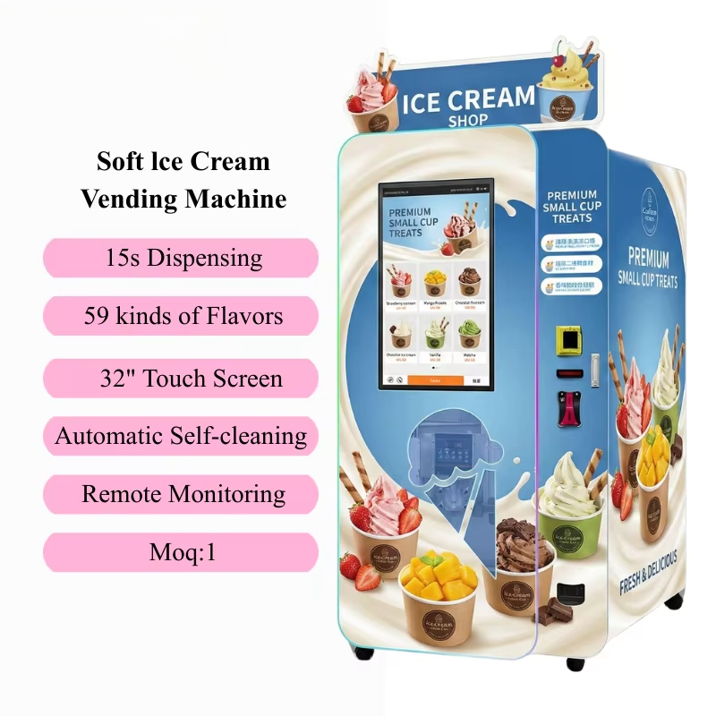 Mesin Penjual Es Krim Lembut O - Popcorn Vending Machine ulasan dan harga