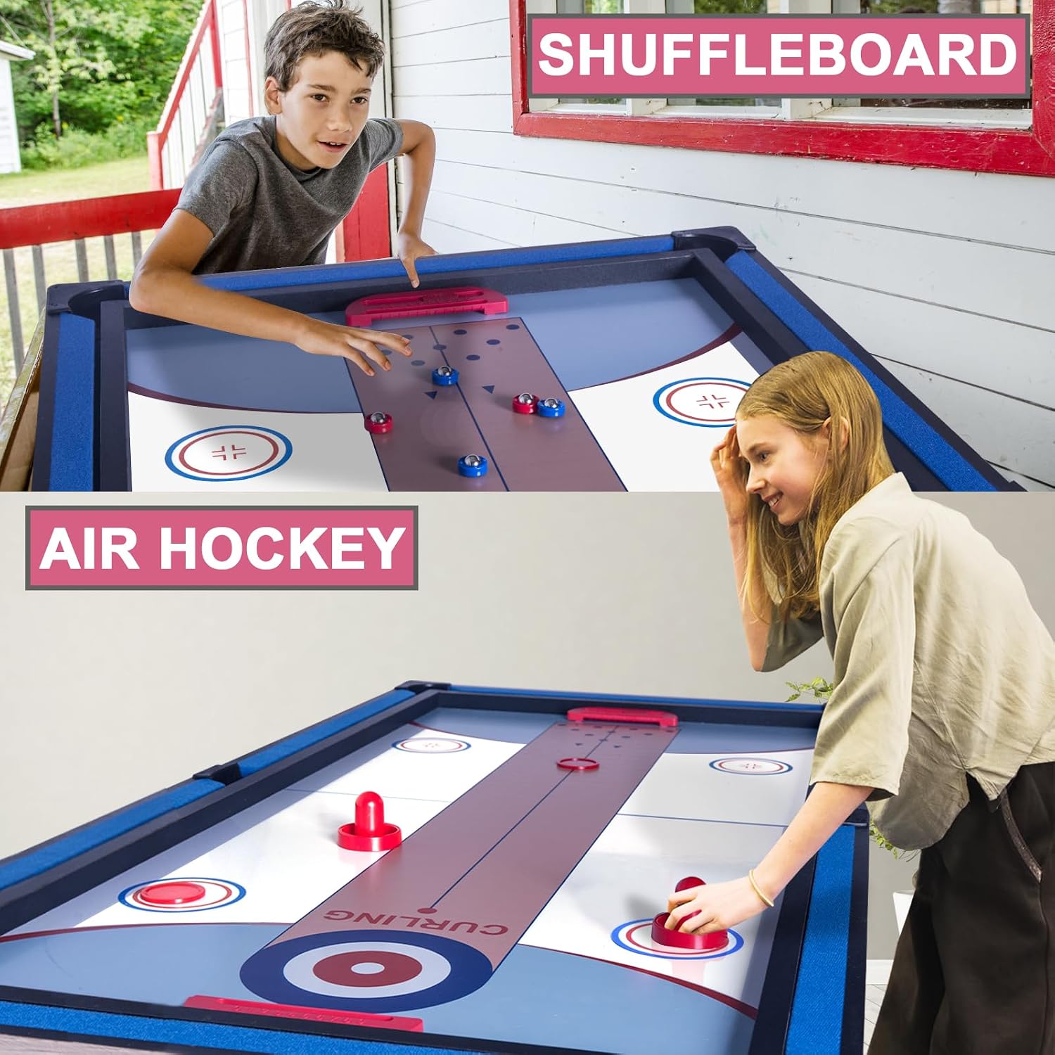 Meja Permainan Multifungsi 5 i - Air Hockey Table ulasan dan harga
