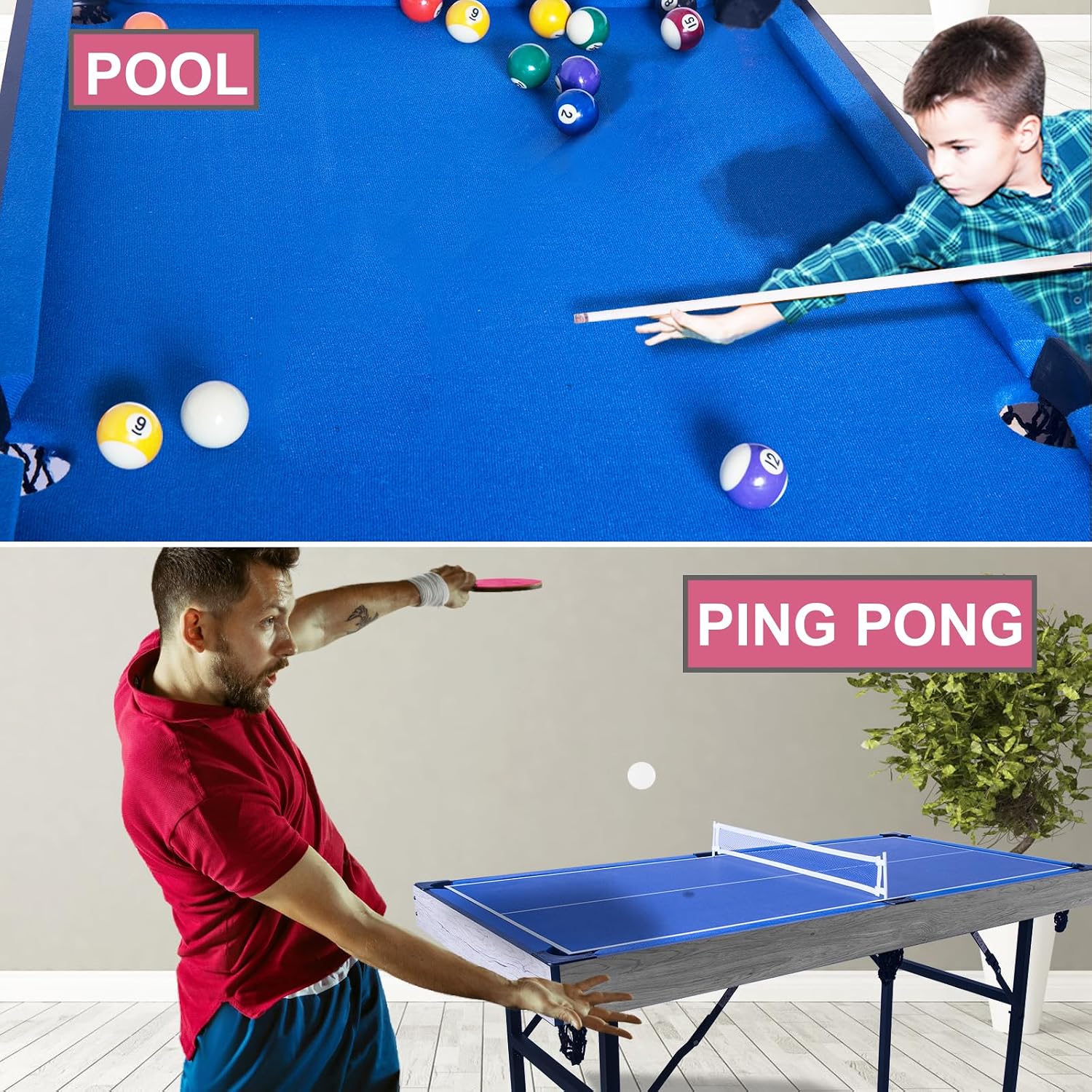 Meja Permainan Multifungsi 5 i - Air Hockey Table ulasan dan harga