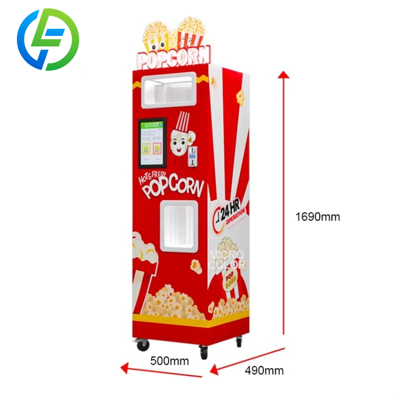 Mesin Popcorn Bisnis Komersial - Popcorn Vending Machine ulasan dan harga
