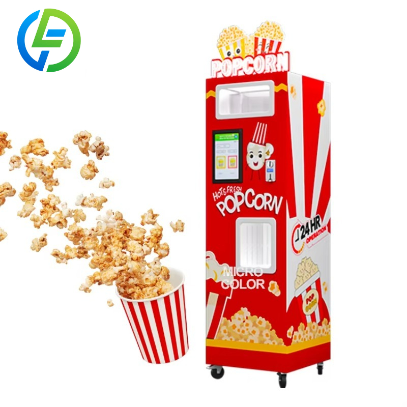 Mesin Popcorn Bisnis Komersial - Popcorn Vending Machine ulasan dan harga