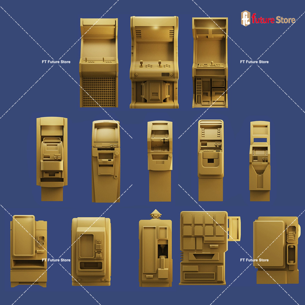 Cetakan 3D 1/64 Mesin Penjual  - Arcade Toy Vending Machine ulasan dan harga