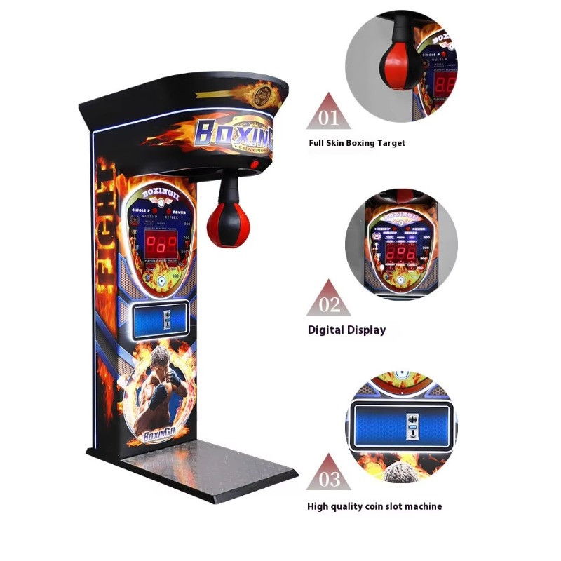 Mesin Arcade Tinju Black King  - Boxing Machine Arcade ulasan dan harga