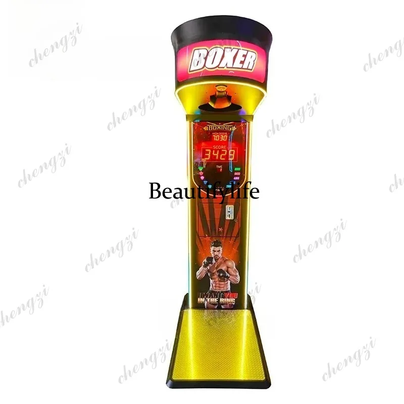 Mesin Game Tinju Indoor HR, Di - Boxing Machine Arcade ulasan dan harga