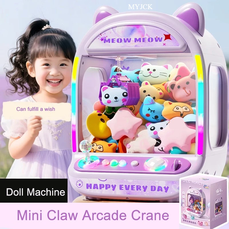 Mesin Boneka Otomatis Ungu DIY - Coin Pusher Machine ulasan dan harga
