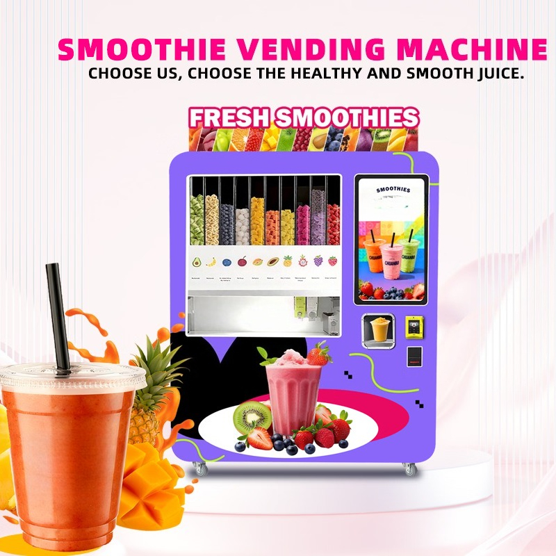 Mesin Penjual Smoothie Otomati - Vending Machine Qr Code ulasan dan harga