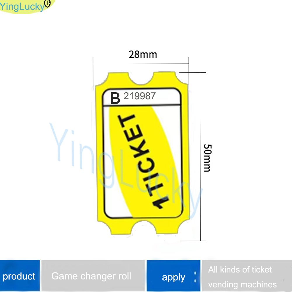 2000 Pcs/Lot Tiket Lotre Kerta - Ticket Redemption Machine ulasan dan harga