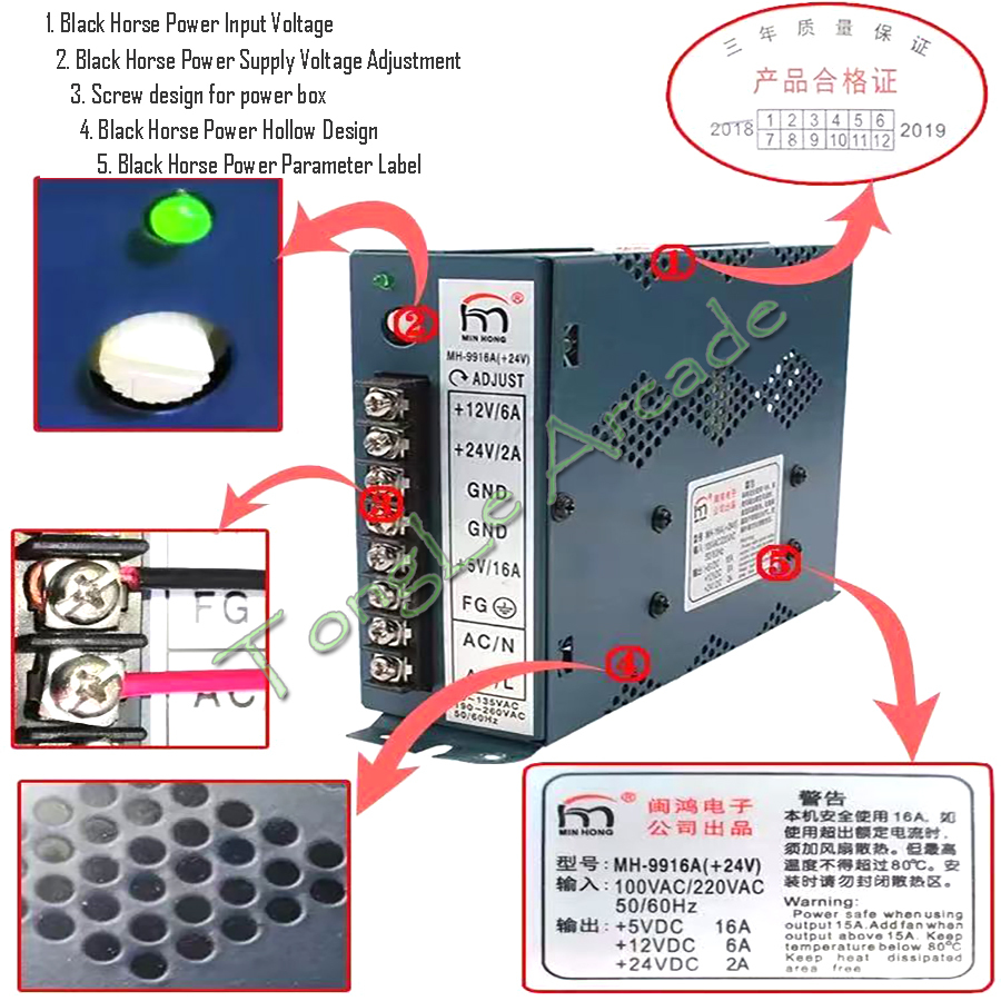 Bagian Arcade Jamma MH-16A(-5V - Coin Pusher Machine ulasan dan harga